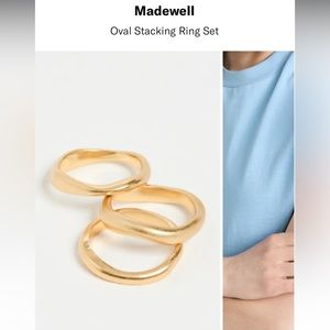 Madewell Oval Stacking Ring Set